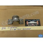 OEM 1949 1950 1951 1952 1953 1954 1955 1956 1957 1958 1959 1960 Cadillac Deville Eldorado Fleetwood FRONT STABLIZIER SHAFT SWAY BAR BRACKET #411142